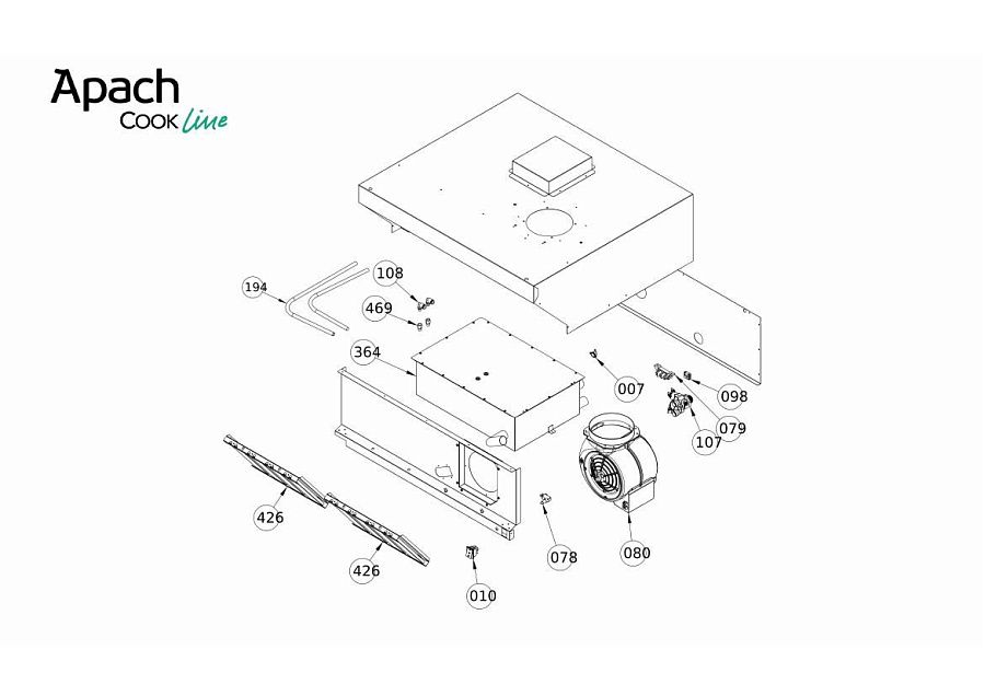 Деталировка Apach Cook Line H10SQW