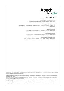 Деталировка Apach Cook Line APKG-77/PL