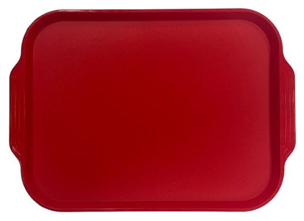 Поднос MGprof 1736-163 45*35,5см красный шагрень