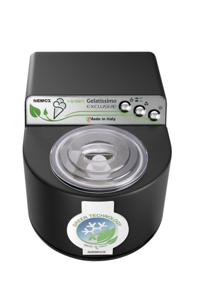 Мороженица Nemox Gelatissimo Exclusive i-Green матовый черный