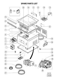Деталировка Apach Cook Line AVM412