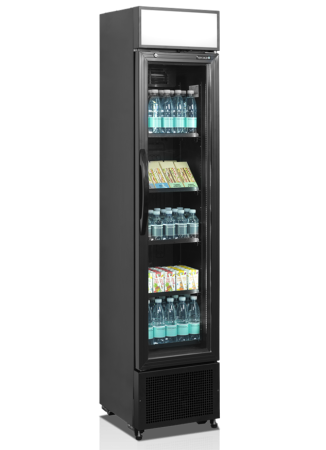 Шкаф холодильный Tefcold FSC175H черный
