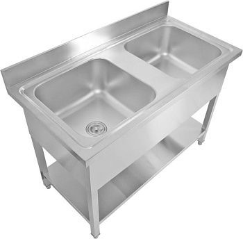 Ванна моечная Viatto VA-DSA245 нерж.