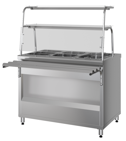 Прилавок-мармит вторых блюд MXM ПМВЭ15