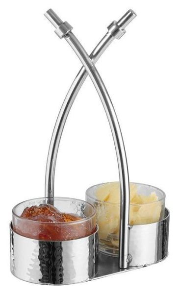 Менажница Maco SS-4454 на 2 емкости 8x21,5см