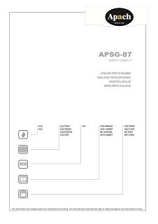 Деталировка Apach Cook Line APSG-87