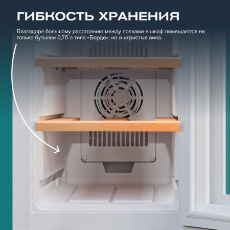 Винный шкаф термоэлектрический Meyvel MV06-TWF1-Next
