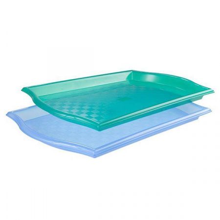 Поднос Пластхозторг Т-122П 520х350мм белый