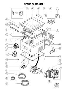 Деталировка Apach Cook Line AVM312