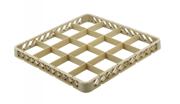 Кассета-стойка дополнительная Jiwins JW-162 500х500х45мм 16 ячеек голубая обновленная