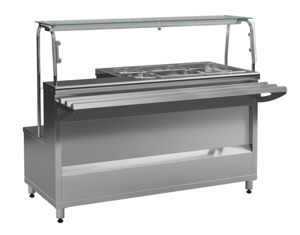 Прилавок-мармит вторых блюд MXM ПМВЭ15У