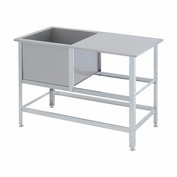 Ванна моечная со столом Атеси ВСМС-С-1.700-1550.800-02 (ВСМС-1/700)