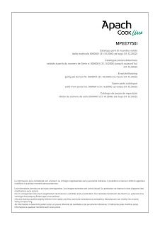 Деталировка Apach Cook Line APKE-77/PL