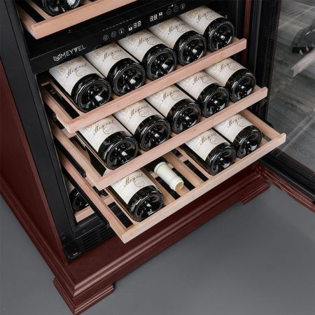 Шкаф винный Meyvel MV77PRO-KBT2 спелая вишня