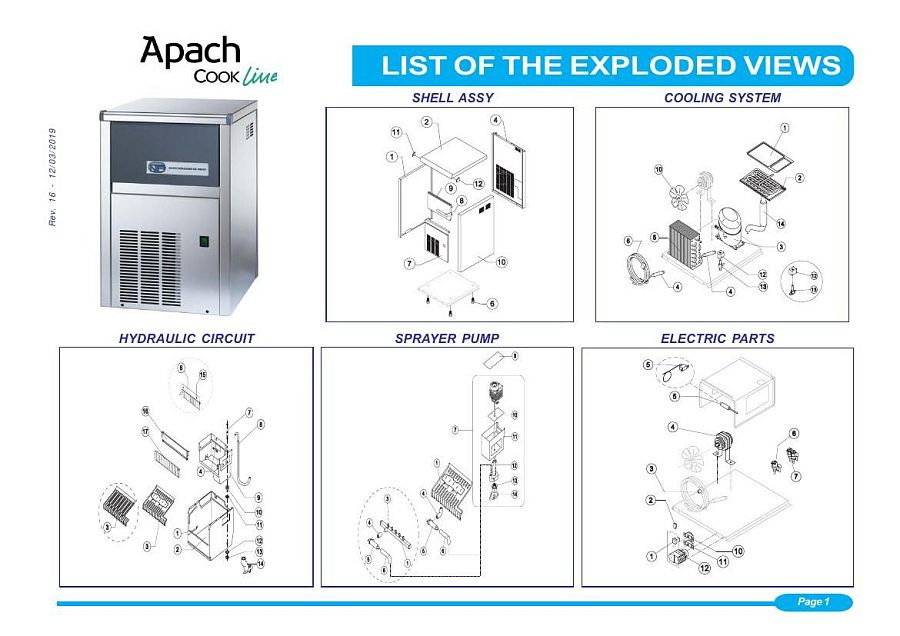 Деталировка Apach Cook Line ACB2204B