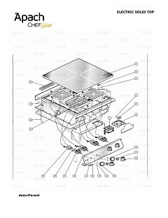 Деталировка Apach Chef Line SLRSTE89CS