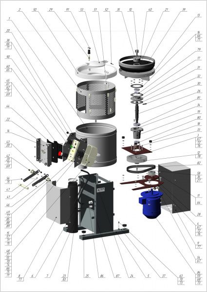Картофелечистка Торгмаш Барановичи МОК-300М