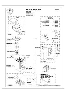 Деталировка Eureka Mignon Brew Pro 09 (2021)