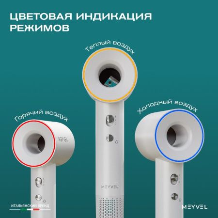 Фен для волос Meyvel MF12-1600 Gray