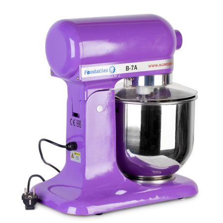 Миксер планетарный Foodatlas B-7A фиолетовый