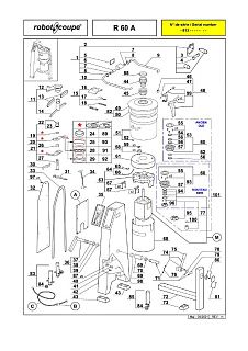 Деталировка Robot Coupe R60A 54331C