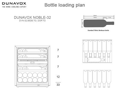 Винный шкаф Dunavox DVN-32.85DOP.TO