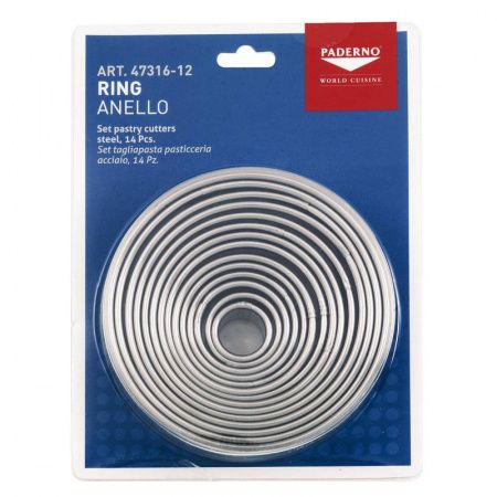 Набор кондитерских выемок Paderno 47316-12