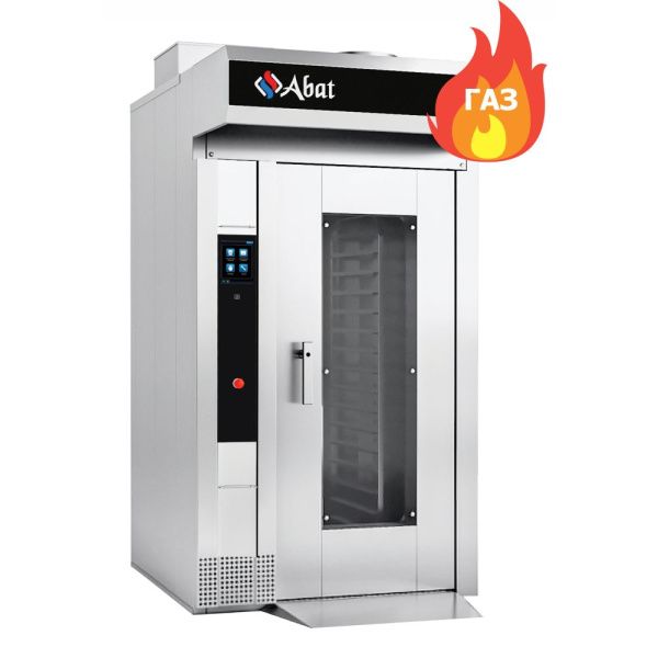 Ротационный пекарский шкаф Abat РПШ-16-6-4ПГ газовый