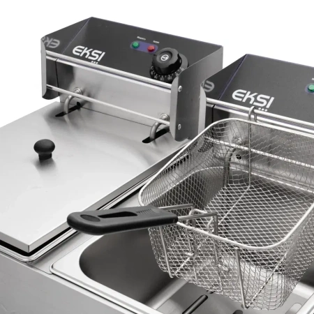 Фритюрница Eksi 6+6L Electric Fryer
