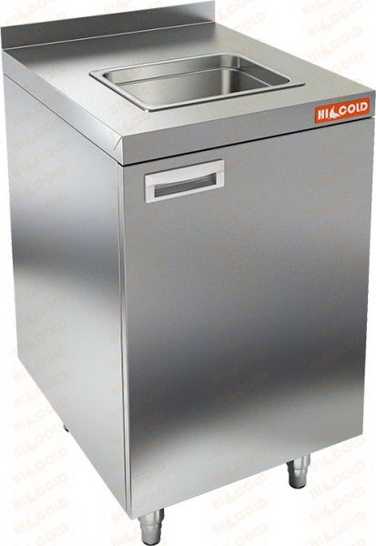 Стол закрытый Hicold НБМСЗМ-4/5 с мойкой