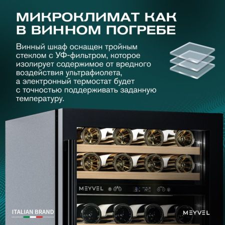 Винный шкаф Meyvel MV46PRO-KBT2 Спелая вишня