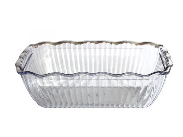 Салатник Jiwins P-042 263х172х82мм прозрачный