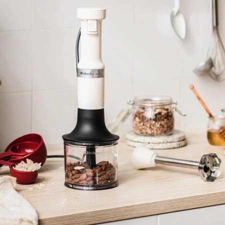 Блендер погружной KitchenAid 5KHBV83EAC Кремовый