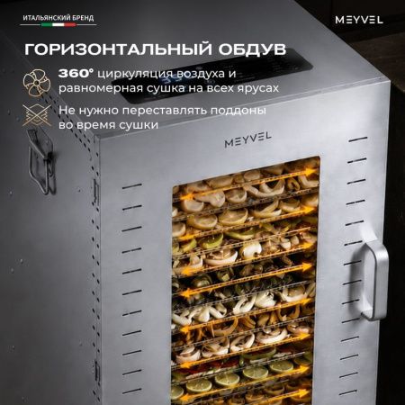 Дегидратор Meyvel MDH22-1S Inox