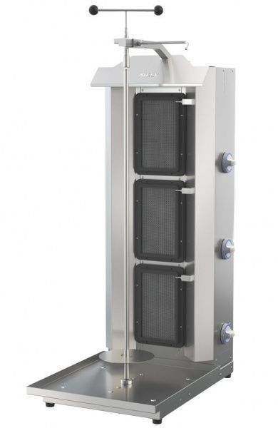 Гриль для шаурмы Атеси Шаурма-3-Газ-05-Н (с руч. приводом)