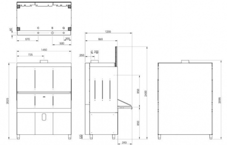 Котломоечная машина Smeg UW60132D