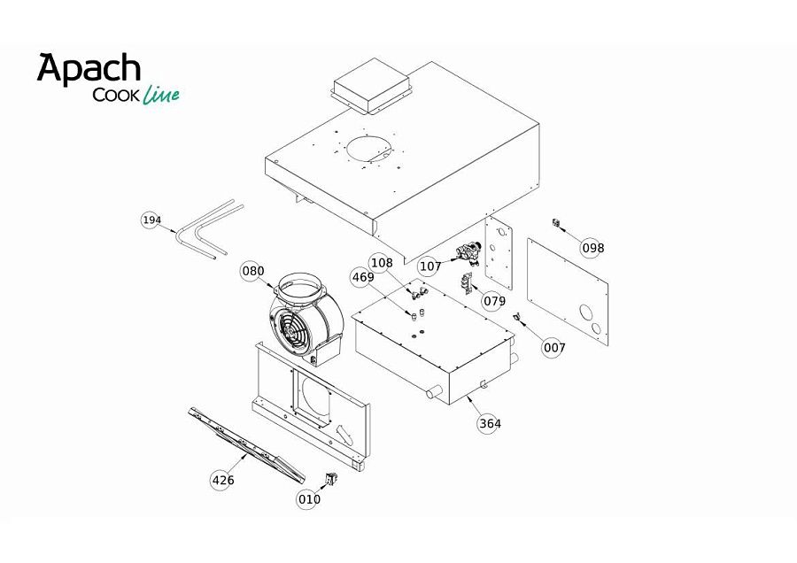 Деталировка Apach Cook Line HCOMPA