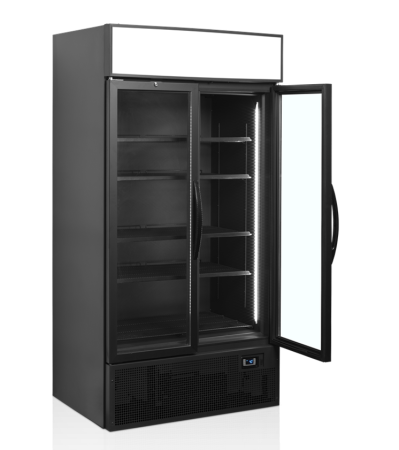 Шкаф холодильный Tefcold FSC1000H черный