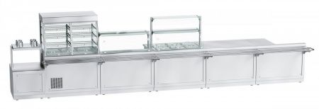 Прилавок-витрина тепловой Abat ПВТ-70Х