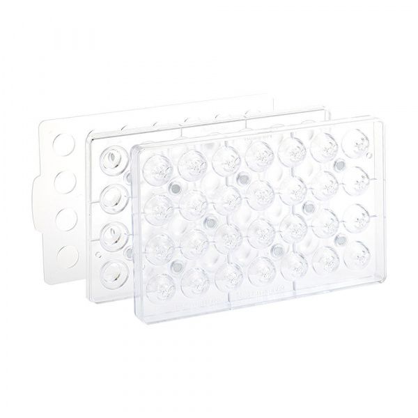 Форма для шоколада 3D Martellato 20FRUIT05 Апельсин d27мм h30мм 28 ячеек