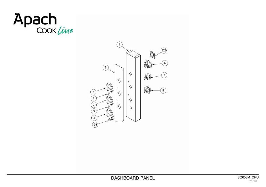 Деталировка Apach Cook Line AP5.23QM