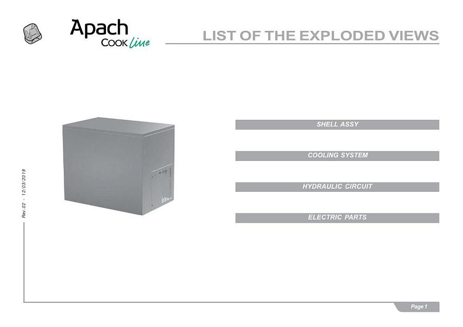 Деталировка Apach Cook Line AC155B