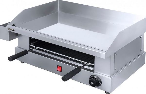 Поверхность жарочная с грилем саламандра Hurakan HKN-PSLS580
