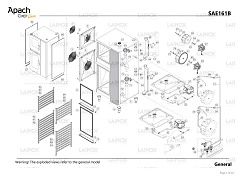 Деталировка Apach Chef Line LEB161SB /ПРАВ