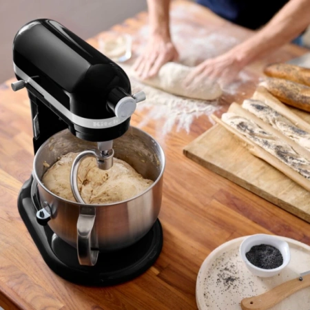 Миксер планетарный KitchenAid Artisan 5KSM70SHXEOB 6.7 л черный