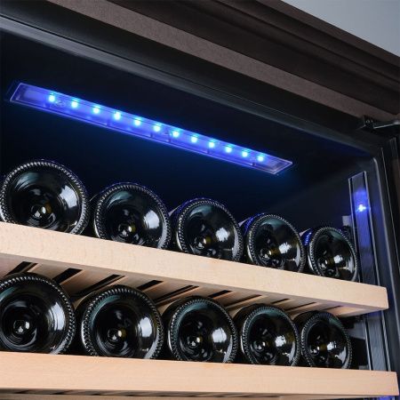 Шкаф винный Meyvel MV99PRO-KBT2 темный шоколад