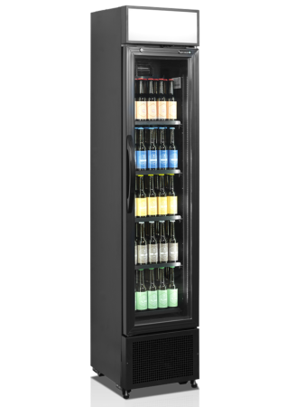 Шкаф холодильный Tefcold FSC175H черный