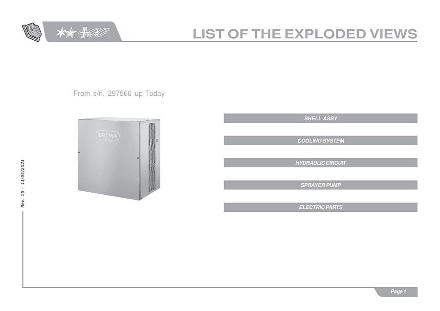 Деталировка Brema VM900