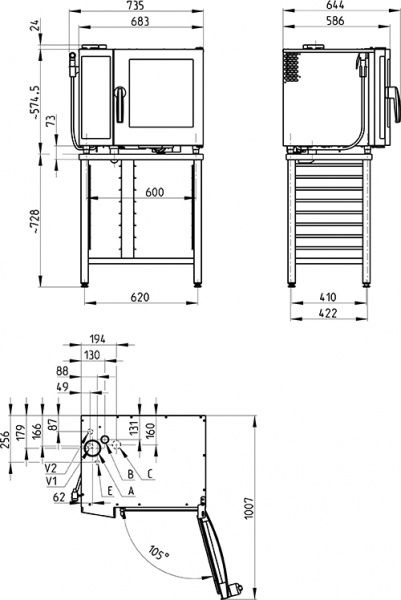Пароконвектомат RETIGO O623IC