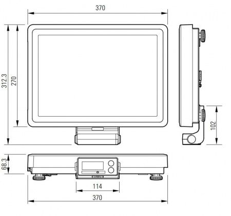 Весы CAS PDC-30S